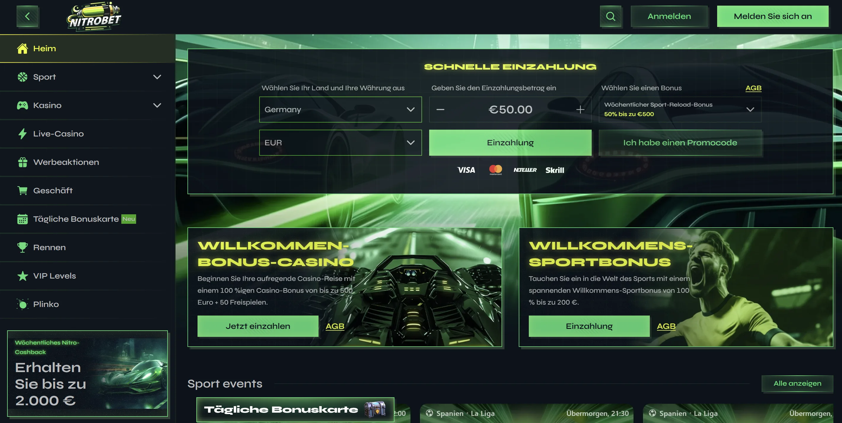 Nitrobet Casino Anmelden